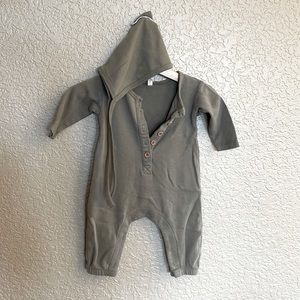Quincy Mae onesie with matching hat